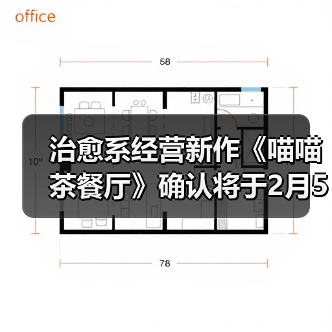 治愈系经营新作《喵喵茶餐厅》确认将于2月5日下午2点登陆Steam平台（图1）