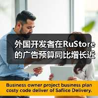 外国开发者在RuStore的广告预算同比增长近五倍(图2) 外国开发者在RuStore的广告预算同比增长近五倍(图2)