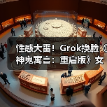 性感大雷！Grok换脸《神鬼寓言：重启版》女主（图3）