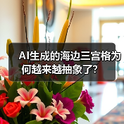 AI生成的海边三宫格为何越来越抽象了？（图3）