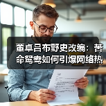 董卓吕布野史改编：苦命鸳鸯如何引爆网络热议？（图4）