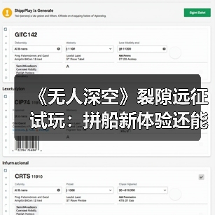 《无人深空》裂隙远征试玩：拼船新体验还能