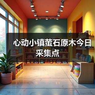心动小镇萤石原木今日采集点